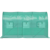 VEVOR Walk-in Tunnel Greenhouse Galvanized Frame & Waterproof Cover 12x7x7 ft - Extra Image