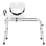 VEVOR Sliding Tub Transfer Bench Shower Chair & Cut-Out Seat Reversible Backrest - Extra Image