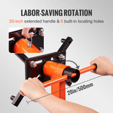 VEVOR Engine Stand 750LBS Motor Hoist Dolly 360 Degree Adjustable Mounting Head - Top-Down View
