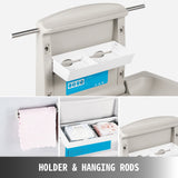 VEVOR Horizontal Baby Changing Table Wall-mounted Baby Diaper Changing Station Vertical Fold Down Baby Changing Table - Top-Down View