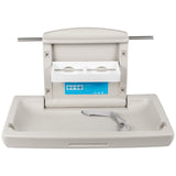 VEVOR Horizontal Baby Changing Table Wall-mounted Baby Diaper Changing Station Vertical Fold Down Baby Changing Table - Extra Image