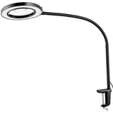 VEVOR 5X Floor Magnifying Glass with Light and Stand Flexible Gooseneck LED