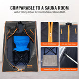 VEVOR Sauna Tent Far Infrared 1050W Personal Home Spa Loss Weight Detox Therapy