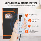 VEVOR Sauna Tent Far Infrared 1400W Personal Home Spa Loss Weight Detox Therapy - Top-Down View