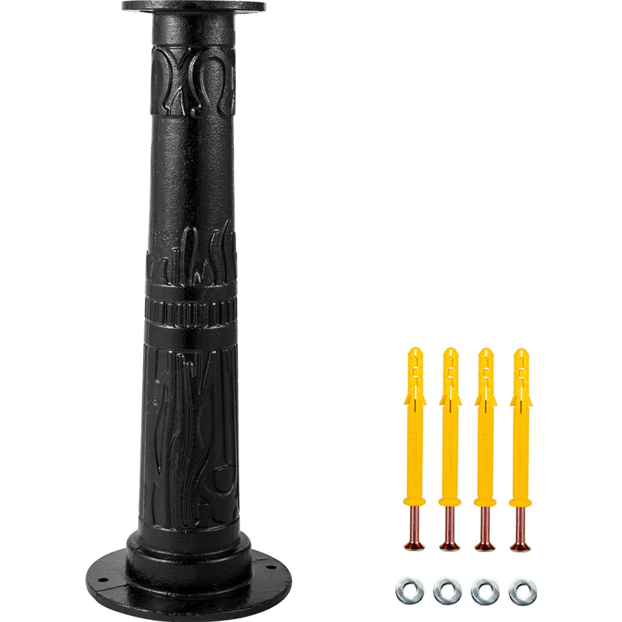 VEVOR Antique Hand Water Pump Stand Pitcher Pump Stand for Yard Garden Black