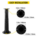 VEVOR Antique Hand Water Pump Stand Pitcher Pump Stand for Yard Garden Black - 45-Degree Angle