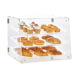 VEVOR Pastry Display Case, 3-Tier Commercial Countertop Bakery Display Case, Acrylic Display Box with Rear Door Access & Removable Shelves, Keep Fresh for Donut Bagels Cake Cookie - Extra Image