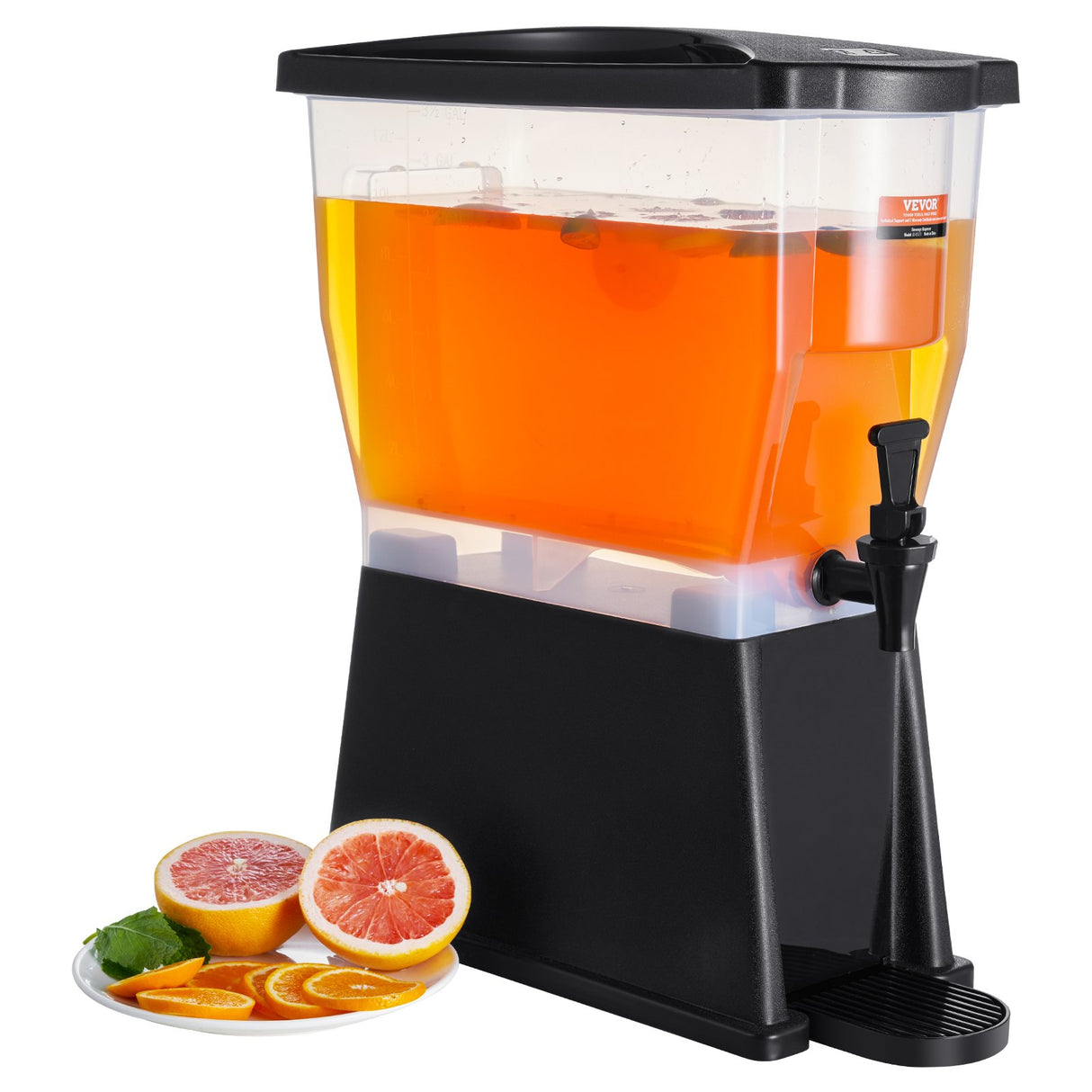VEVOR Beverage Dispenser, 3 Gallon Drink Dispenser for Parties, Plastic Juice Dispenser with Stand Spigot Lid, Iced Tea Lemonade Juice Water Dispenser