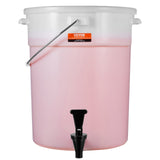 VEVOR Beverage Dispenser, 5 Gallon Drink Dispensers for Parties, Plastic Juice Dispenser with Spigot and Lid, Iced Tea Lemonade Juice Water Dispenser,