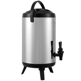 VEVOR Stainless Steel Insulated Beverage Dispenser, 7.6 Liter, Thermal Hot and Cold Drink Server Dispenser with Spigot Handle, Food-grade for Hot Tea Coffee Water Restaurant Drink Shop - Extra Image