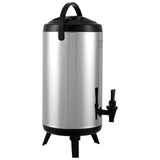 VEVOR Stainless Steel Insulated Beverage Dispenser, 9.2 Liter, Thermal Hot and Cold Drink Server Dispenser with Spigot Handle, Food-grade for Hot Tea Coffee Water Restaurant Drink Shop - Extra Image