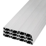 Spring Wire and Lock Channel,2 m Spring Lock & U-Channel Bundle for Greenhouse, 20 Packs PE Coated Spring Wire & Aluminum Alloy Channel, Plastic Poly Film or Shade Cloth Attachment with Screw