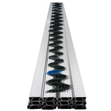 VEVOR Spring Wire and Lock Channel, 2m Spring Lock & U-Channel Bundle for Greenhouse, 50 Packs PE Coated Spring Wire & Aluminum Alloy Channel, Plastic Poly Film or Shade Cloth Attachment with Scre - Extra Image