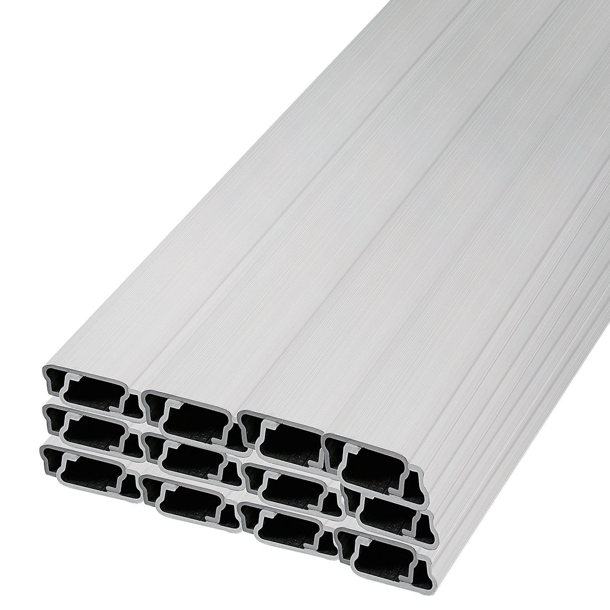 VEVOR Spring Wire and Lock Channel, 2m Spring Lock & U-Channel Bundle for Greenhouse, 50 Packs PE Coated Spring Wire & Aluminum Alloy Channel, Plastic Poly Film or Shade Cloth Attachment with Scre
