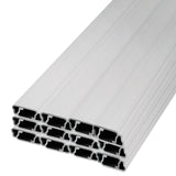 VEVOR Spring Wire and Lock Channel, 2m Spring Lock & U-Channel Bundle for Greenhouse, 50 Packs PE Coated Spring Wire & Aluminum Alloy Channel, Plastic Poly Film or Shade Cloth Attachment with Scre - Extra Image