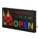 VEVOR 27x14in Programmable LED Sign Digital Scrolling Display Board P5 Fullcolor - Extra Image