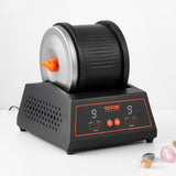 VEVOR Rock Tumbler Machine 4 lbs Rock Polishing Kit 9 Speed 9-Day Timer Steel - Low Angle
