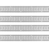 VEVOR E Track Tie-Down Rail Kit, 24PCS 1524 mm E-Tracks Set Includes 8 Steel Rails & 8 O-Rings & 8 Tie-Offs with D-Ring, Versatile Trailer Securing Accessories for Cargo Motorcycles Bikes, 816 kg Load - Extra Image