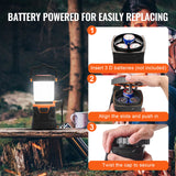 VEVOR LED Camping Lantern Battery Powered All-in-one for Exceptional Experience - 45-Degree Angle