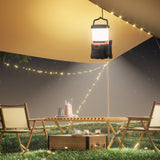 VEVOR LED Camping Lantern Battery Powered All-in-one for Exceptional Experience - Low Angle