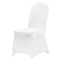 Stretch Spandex Folding Chair Covers, Universal Fitted Chair Cover, Removable Washable Protective Slipcovers, for Wedding, Holiday, Banquet, Party, Celebration, Dining (200PCS White)