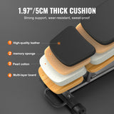 VEVOR Weight Bench Adjustable Situp Incline Bench for Home Gym Strength Training - Top-Down View