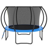 VEVOR 10FT Trampoline, 330 lbs Trampoline with Enclosure Net, Ladder, and Curved Pole, Heavy Duty Trampoline with Jumping Mat and Spring Cover Padding, Outdoor Recreational Trampolines for Kids Adults - Extra Image