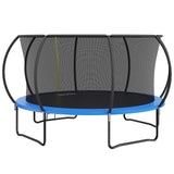 VEVOR 14FT Trampoline, 450 lbs Trampoline with Enclosure Net, Ladder, and Curved Pole, Heavy Duty Trampoline with Jumping Mat and Spring Cover Padding