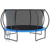 VEVOR 14FT Trampoline, 450 lbs Trampoline with Enclosure Net, Ladder, and Curved Pole, Heavy Duty Trampoline with Jumping Mat and Spring Cover Padding