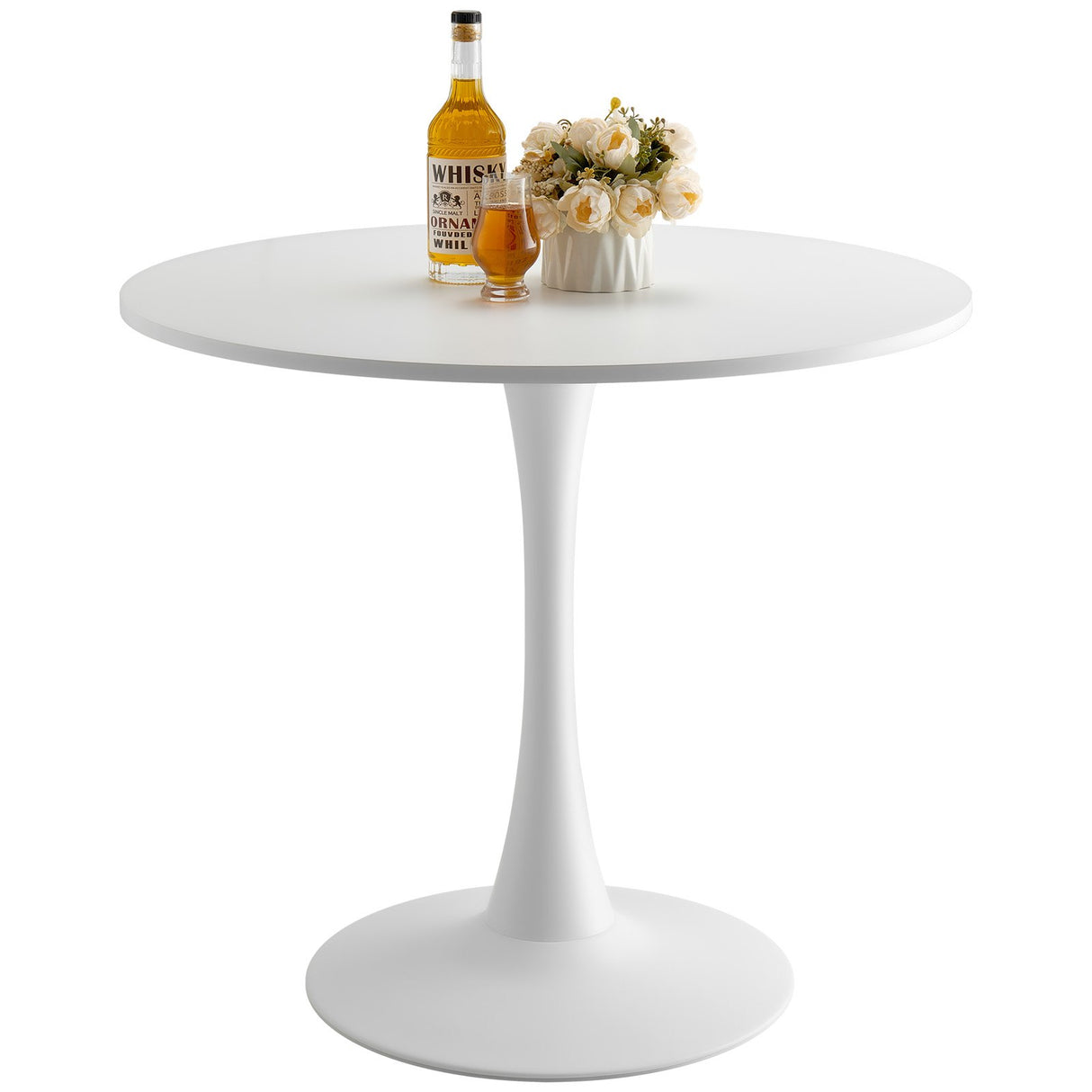 VEVOR 31.5 in Round Dining Table Wood Kitchen Table for 2-4 Person (Only Table)
