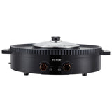 VEVOR Hot Pot with Grill 1800W 2-in-1 Electric Smokeless Grill and Hot Pot