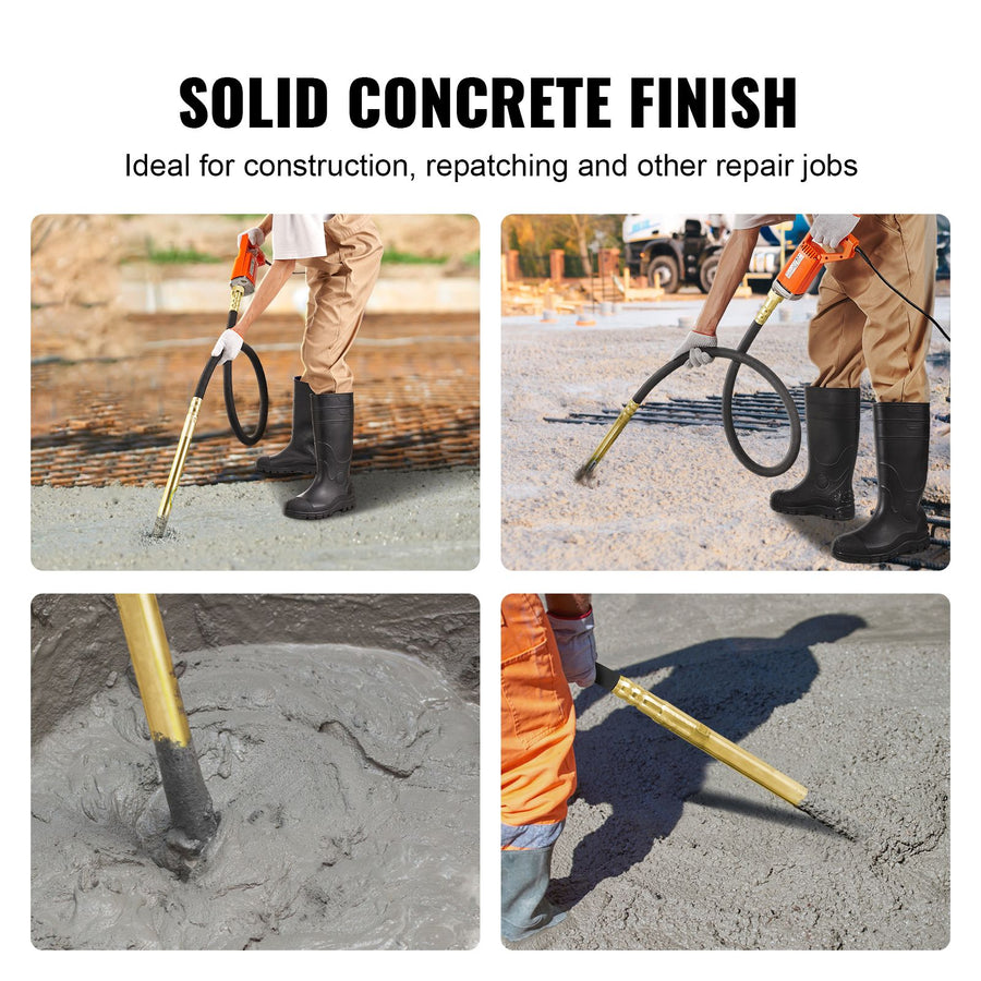 Handheld Electric Concrete Vibrator 960W 2M Shaft Air Bubble Remover