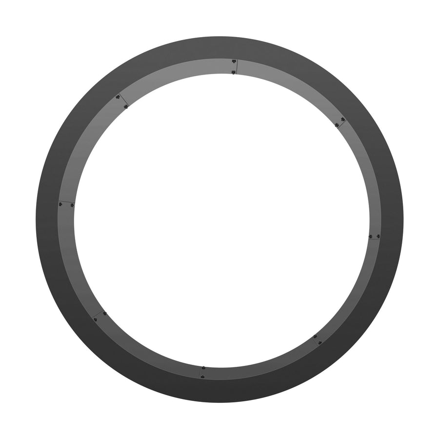 Fire Pit Ring, 40-Inch Outer/36-Inch Inner Diameter, 10inch Height 2.5mm Thick Fire Pit Insert, Heavy Duty Carbon Steel Liner DIY Campfire Ring above or In-Ground, for Outdoor Camping, Bonfires
