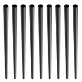 VEVOR Staircase Metal Balusters, 3/4'' Round x 32'' Long Aluminum Decorative Banister Spindles, 101 Pack Deck Baluster with Screws, Classic Hollow