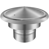 VEVOR Chimney Cap 6-inch 304 Stainless Steel Round Roof Rain Cap Cover Silver - Extra Image