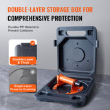 VEVOR Glass Suction Cup, 203 mm 2 Pack 278 kg Capacity, Vacuum Suction Cup with Steel Handle & Carry Box, Heavy Duty Industrial Suction Cup Lifter