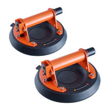 VEVOR Glass Suction Cup, 203 mm 2 Pack 278 kg Capacity, Vacuum Suction Cup with Steel Handle & Carry Box, Heavy Duty Industrial Suction Cup Lifter