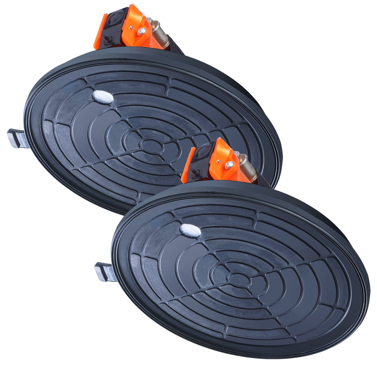 VEVOR Glass Suction Cup, 203 mm 2 Pack 278 kg Capacity, Vacuum Suction Cup with Steel Handle & Carry Box, Heavy Duty Industrial Suction Cup Lifter