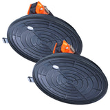 VEVOR Glass Suction Cup, 203 mm 2 Pack 278 kg Capacity, Vacuum Suction Cup with Steel Handle & Carry Box, Heavy Duty Industrial Suction Cup Lifter Tool for Glass, Granite, Tile, Metal, Wood Lifting - Extra Image