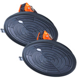 VEVOR Glass Suction Cup, 203 mm 2 Pack 278 kg Capacity, Vacuum Suction Cup with ABS Handle and Carry Box, Heavy Duty Industrial Suction Cup Lifter Tool for Glass, Granite, Tile, Metal, Wood Lifting - Extra Image