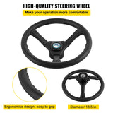 VEVOR Hydraulic Steering Kit 300HP, Hydraulic Boat Steering Kit Helm Pump, Hydraulic Boat Steering Kit Without Hydraulic Steering Hose for Boat Steering System - Rear View