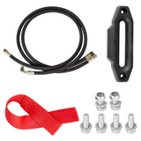 VEVOR Industrial Hydraulic Winch 4535kg, Hydraulic Anchor Winch with 24m Strong Steel Cable, Hydraulic Drive Winch Adapter Kit, Utility Winch with Mechanical Lock for Tacoma Yukon Hummer, etc. - Extra Image