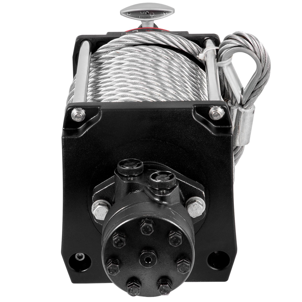 VEVOR Industrial Hydraulic Winch 9071kg, Hydraulic Anchor Winch with 24m Strong Steel Cable, Hydraulic Drive Winch Adapter Kit, Utility Winch with