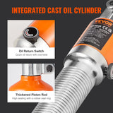 VEVOR Hydraulic Gear Puller 15 Ton Wheel Pulley Bearing 2 or 3-Jaw with Case - Top-Down View