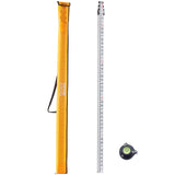 VEVOR Measuring Rod 16-Feet/10ths 4 Sections Telescopic Grade Rod 1/10ft w/ Bag - Extra Image