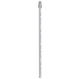 VEVOR Measuring Rod 16-Feet/10ths 4 Sections Telescopic Grade Rod 1/10ft w/ Bag