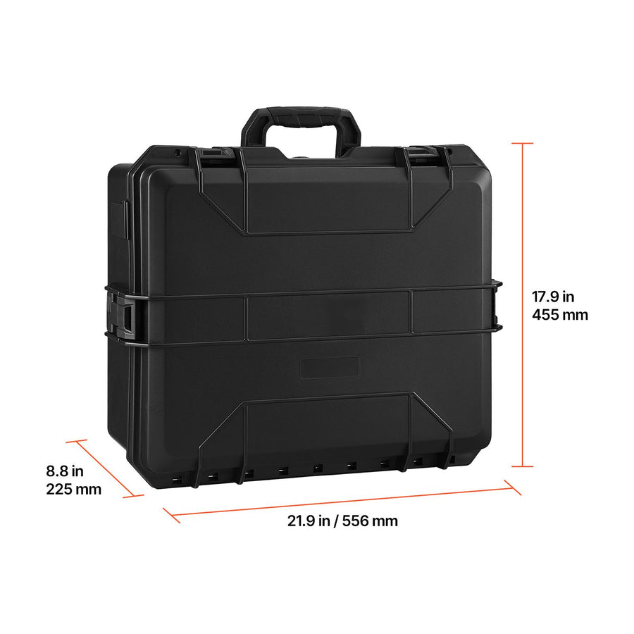 Hard Pistol Case, Heavy Duty Hard Gun Case with XPE Foam Lining, Waterproof Pistol Storage Box with, image 8