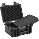 VEVOR Hard Pistol Cases with Pre-cut PU Foam, Waterproof & Dustproof Hard Gun Case for 2 Pistol, 14.1×11.5×7.6 in Lockable Pistol Case, Black - Extra Image