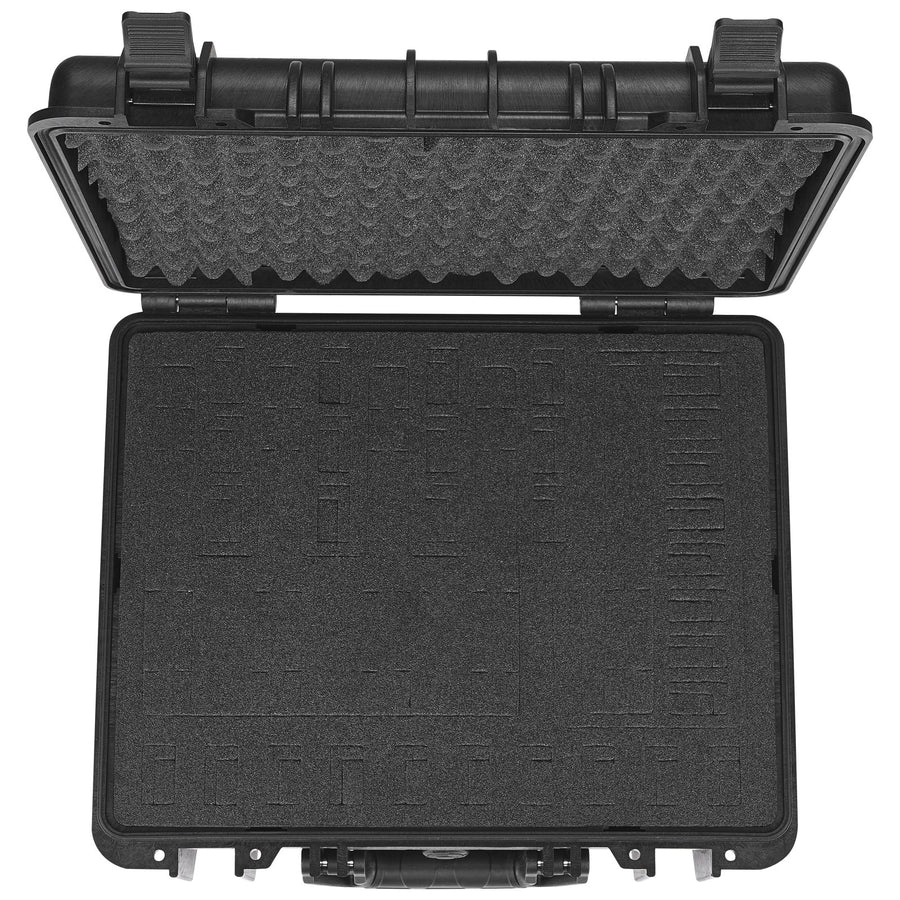 VEVOR Hard Pistol Cases with Pre-cut Lining Lockable Pistol Case for 5 Pistol