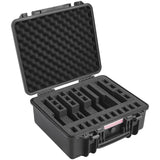 VEVOR Hard Pistol Cases with Pre-cut Lining Lockable Pistol Case for 6 Pistol - Extra Image